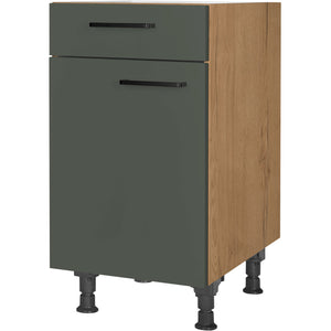 nobilia Unterschrank US45 45 cm Mineral Grün Ultra Matt 964 Easytouch 945