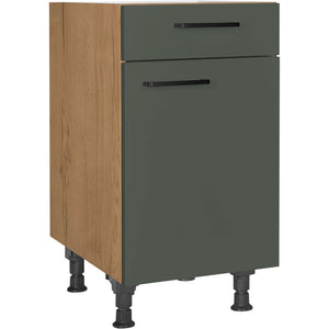nobilia Unterschrank US45 45 cm Mineral Grün Ultra Matt 964 Easytouch 945