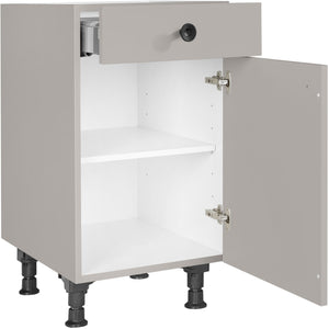 nobilia Unterschrank US45 45 cm Stein Grau Matt 772 Cascada 684