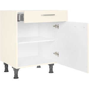 nobilia Unterschrank US60 60 cm Beige Magnolia super matt 336 Touch 317