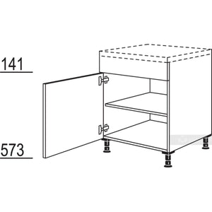 Nobilia Unterschrank für Ansetztische UB73 73