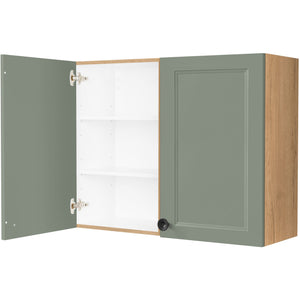 nobilia Wandschrank W90 1 90 cm Schilf Grün matt 776 Cascada 684