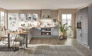 nobilia Winkelküche Eckküche Cascada 772 Lacklaminat Steingrau 360x250+120 cm konfigurierbar mit E-Geräten spiegelverkehrt