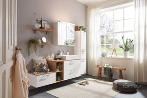 Bad-Set Bad Pyrmont mit Wandboards in 354 Eiche Provence