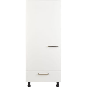 nobilia elements Highboard für Külschrank G123S 60cm 24778 Alpinweiß Geräte Umbau Kühl Gefrierkombi