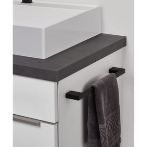 Handtuchhalter HTHS650 schwarz zur seitlichen Anbringung