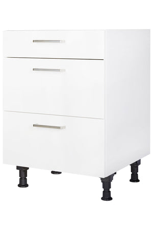 Set aus nobilia Unterschrank 60cm & Leonard Glaskeramik-Induktionskochfeld LAI6001F