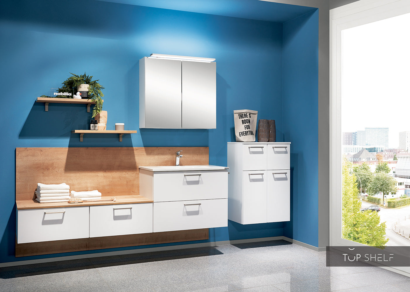 nobilia Badmöbel Set Bad Aachen Badschränke konfigurierbar Touch 332 Eiche Provence