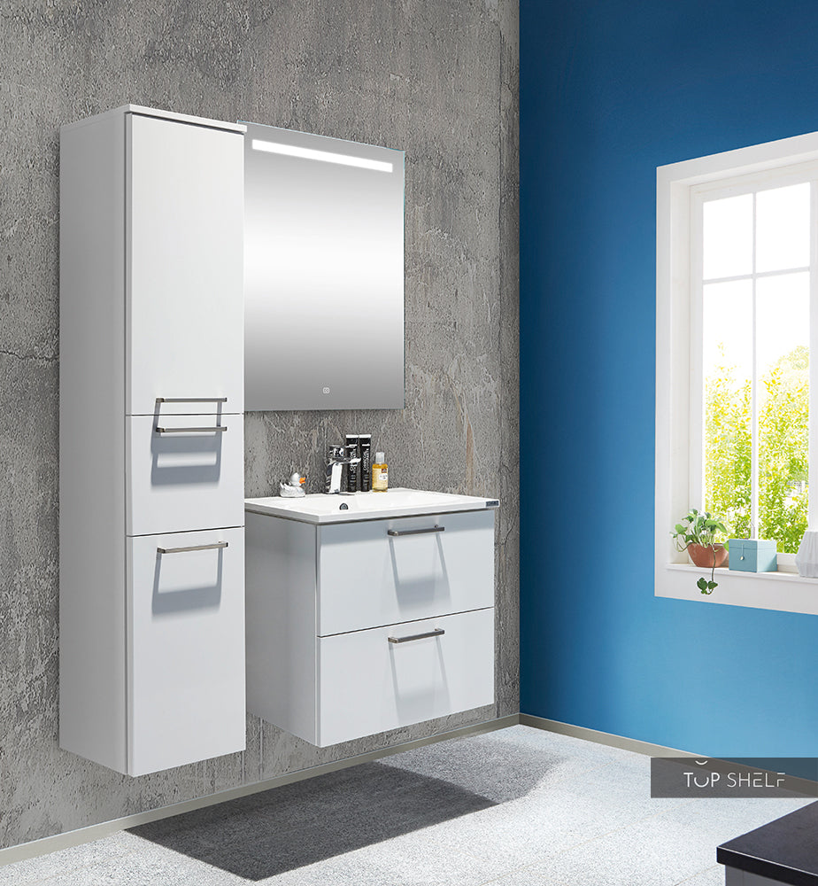 nobilia elements Badmöbel Set 90 cm / 110 cm Bad Driburg in weiß konfigurierbar