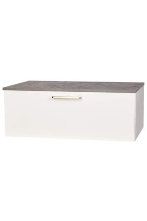nobilia Waschtischunterschrank Badezimmer Waschbeckenunterschrank Schublade 60cm 80cm Weiß Waschbeckenunterschrank nobilia