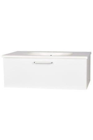 nobilia Waschtischunterschrank Badezimmer-Waschtischschrank 1 Auszug 60cm 80cm Waschbeckenunterschrank Waschbeckenunterschrank nobilia