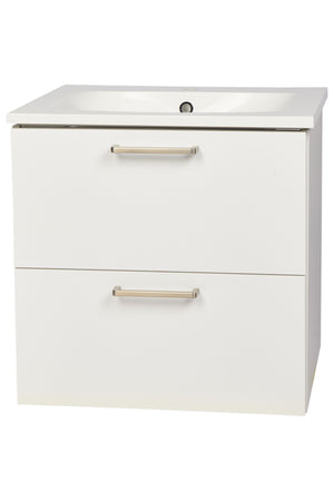 nobilia Waschtischunterschrank Badezimmer-Waschtischschrank 2 Auszüge Schubladen 60cm 80cm Waschbeckenunterschrank Waschbeckenunterschrank nobilia