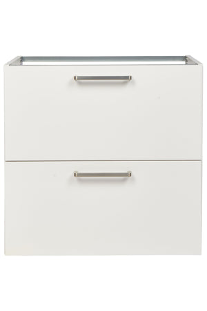 nobilia Waschtischunterschrank Badezimmer-Waschtischschrank 2 Auszüge Schubladen 60cm 80cm Waschbeckenunterschrank Waschbeckenunterschrank nobilia