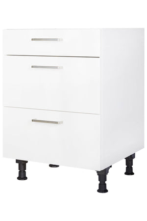 Set aus nobilia Unterschrank 60cm & Leonard Glaskeramik-Induktionskochfeld LAI6001F Küchenschrank-E-Gerät-Kombi nobilia