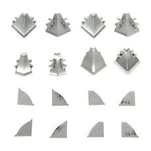 Wandabschluss-profil Zubehörbeutel Endstücke, Innen- und Außenecken WAPN-Z nobilia Zubehör nobilia Edelstahl