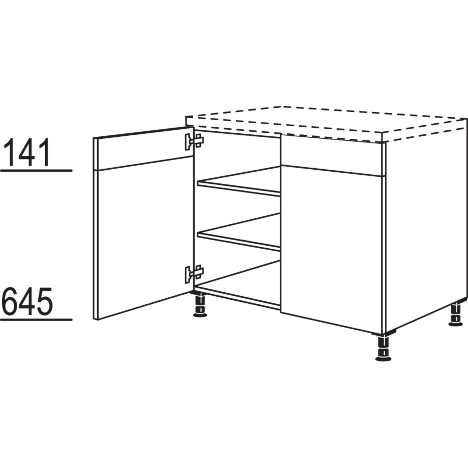 Nobilia XL-Unterschrank U80-X 33063