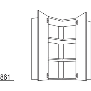 Nobilia Corner wall unit WE65-3 65 cm