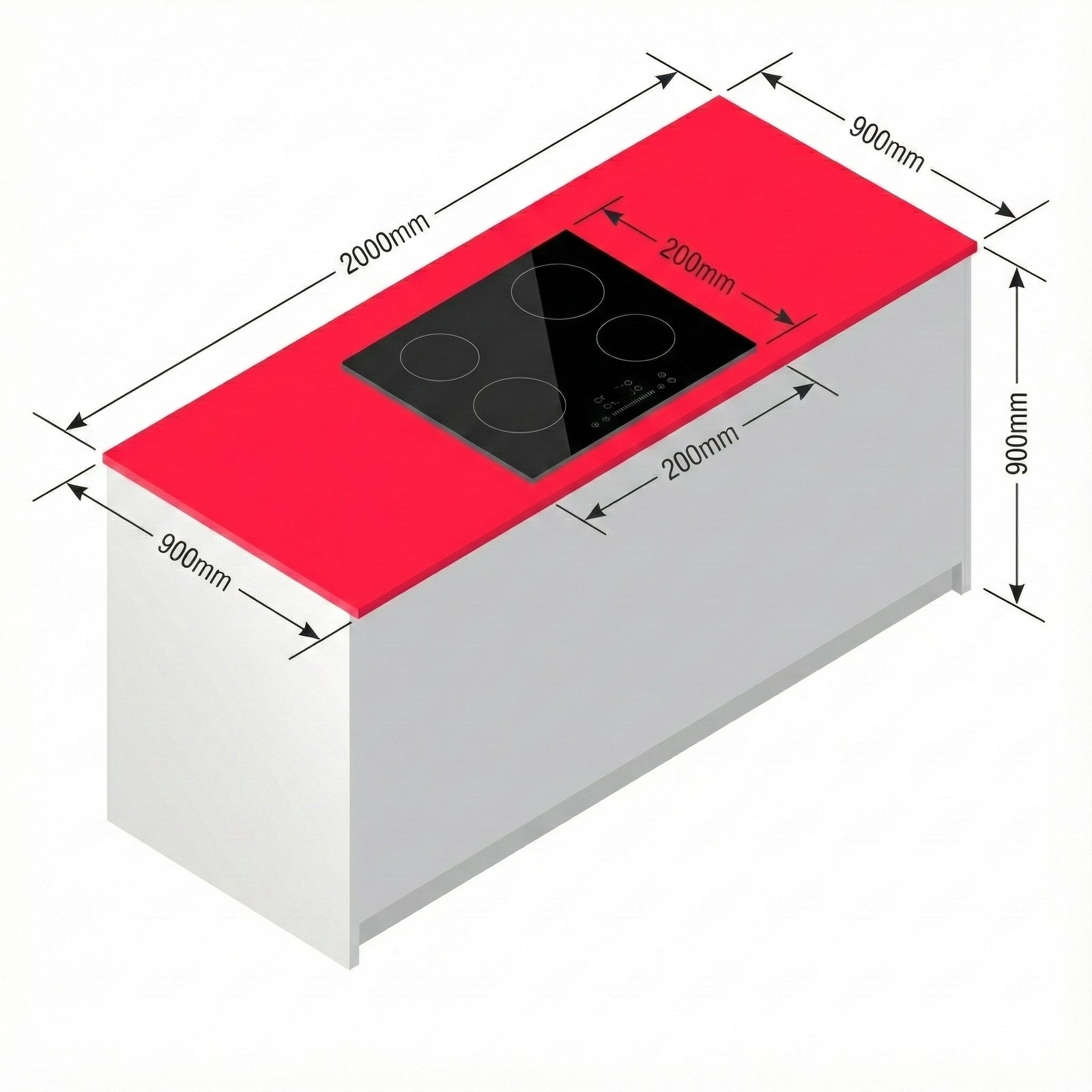 Arbeitsplatten nach Maß individuell konfigurieren mit TOP-SHELF online konfigurator