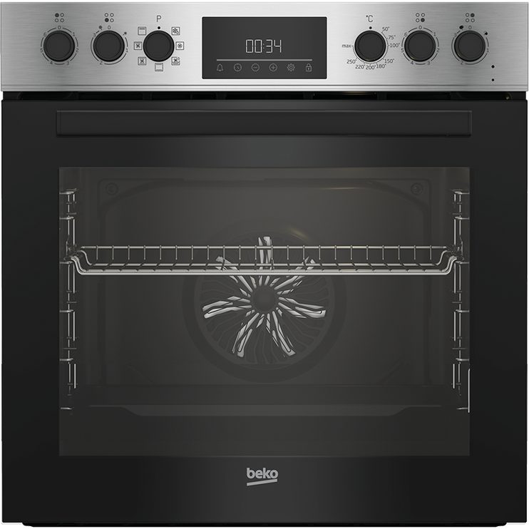 Horno empotrado Beko BBUM113N1X con hidrolisis, aparato combinado