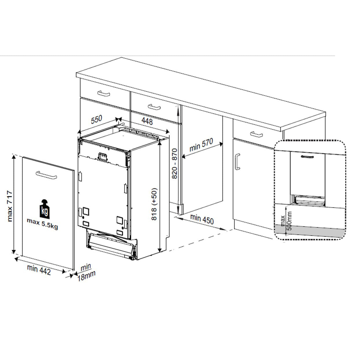 Beko BDIS15N22 Zeichnung