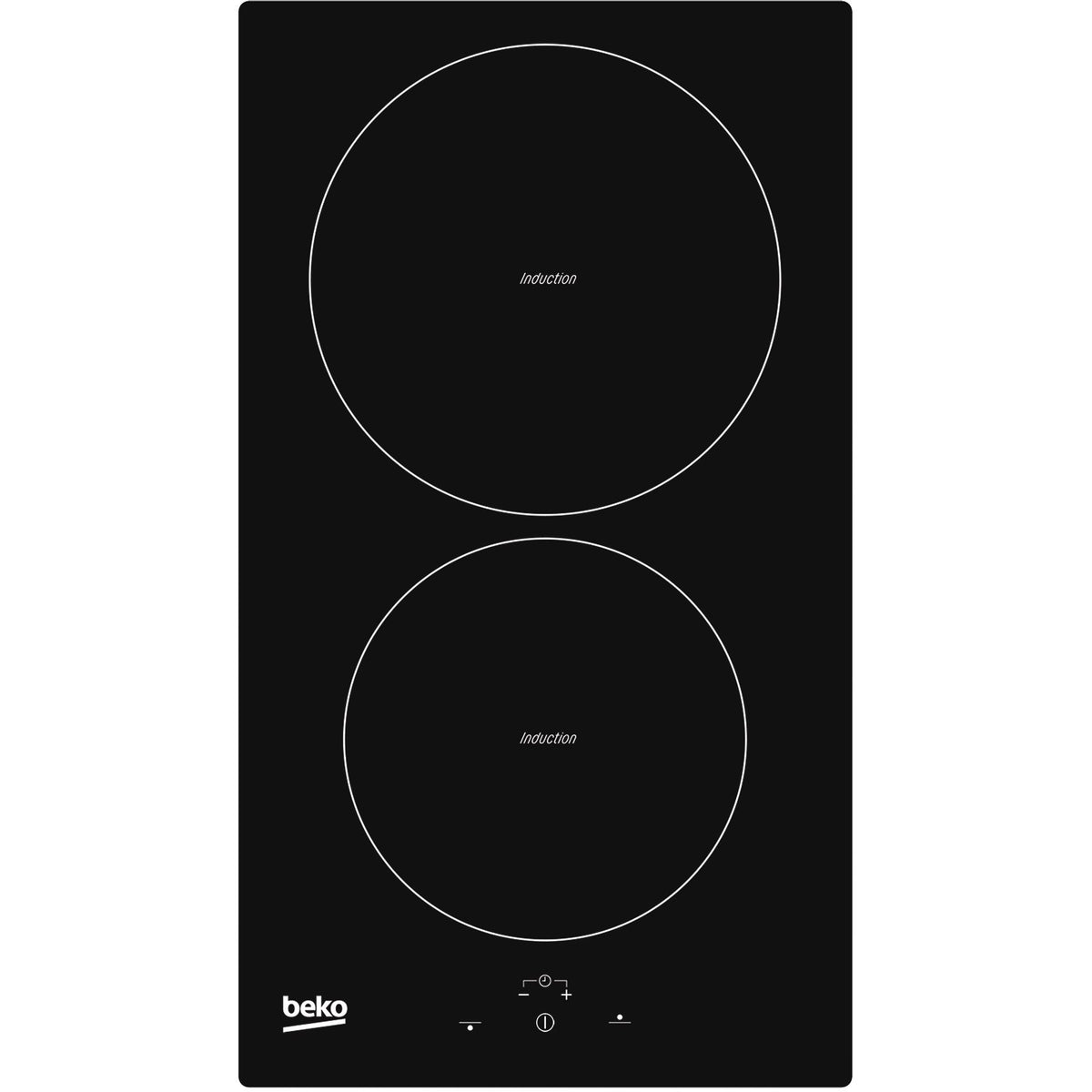 Beko Induktions-Kochfeld Domino HDMI32400DT Autark 30 cm