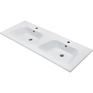 DISEGNO CERAMICA- Moebelwaschtisch LAVABO BLOB 1200 2 V mit 2 Becken- Keramik 87739 87739