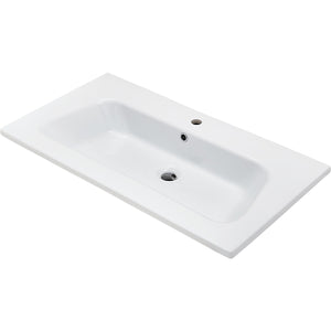 DISEGNO CERAMICA- Moebelwaschtisch LAVABO BLOB 900- Keramik Weiss Hochglanz 87737 87737