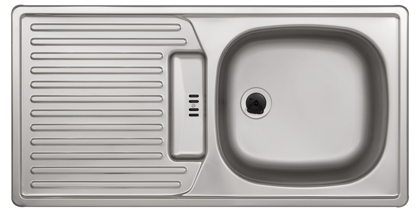 nobilia Büroküche Herrenberg 120 cm Alpinweiß matt Eiche Provence mit Geschirspüler nobilia - top-shelf.de