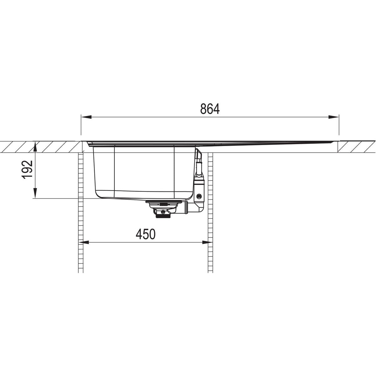 FRANKE- Einbauspuele Rapid RPX 211-86- Edelstahl- flaechenbuendiger Einbau moeglich 87551 87551