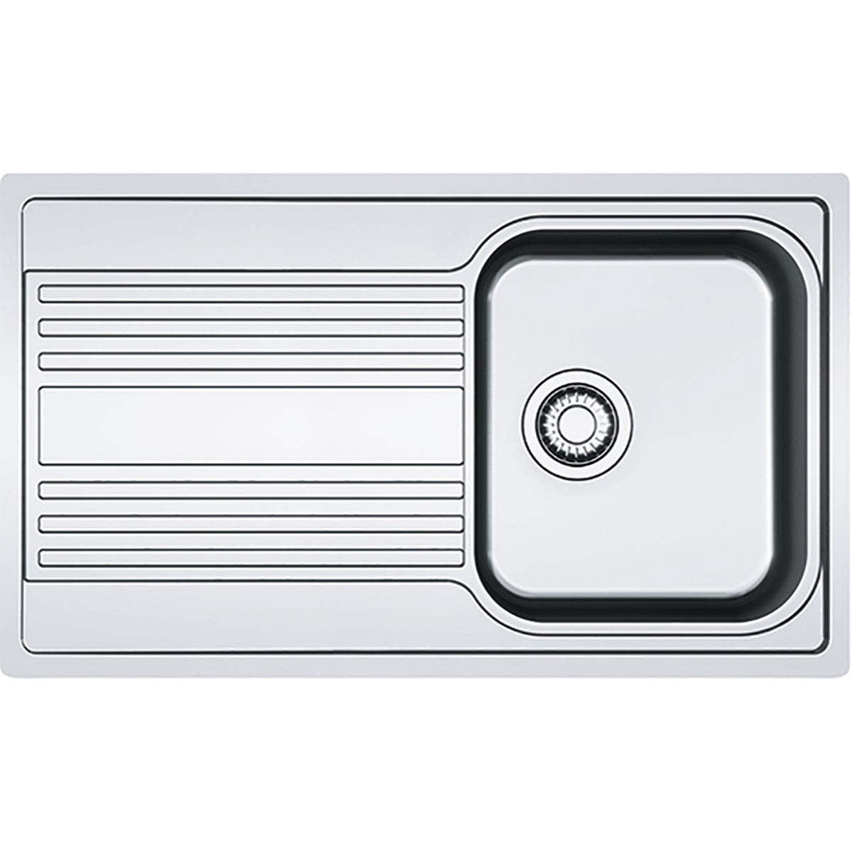 FRANKE- Einbauspuele Rapid RPX 211-86- Edelstahl- flaechenbuendiger Einbau moeglich 87551 87551