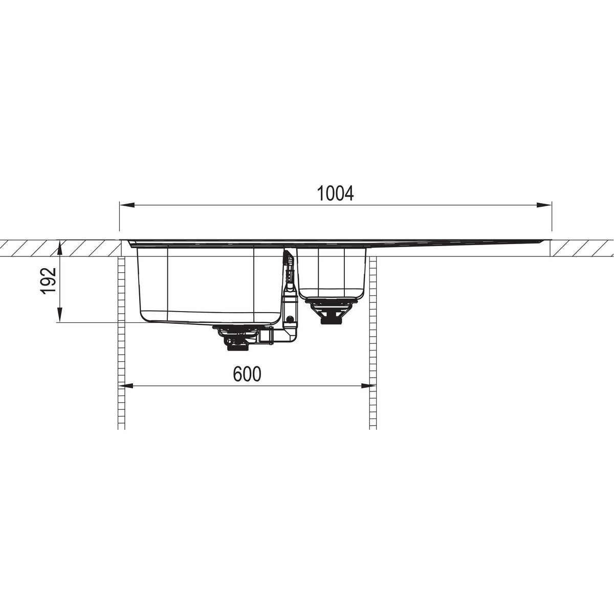 FRANKE- Einbauspuele Rapid RPX 251-100- Edelstahl- flaechenbuendiger Einbau moeglich 87552 87552