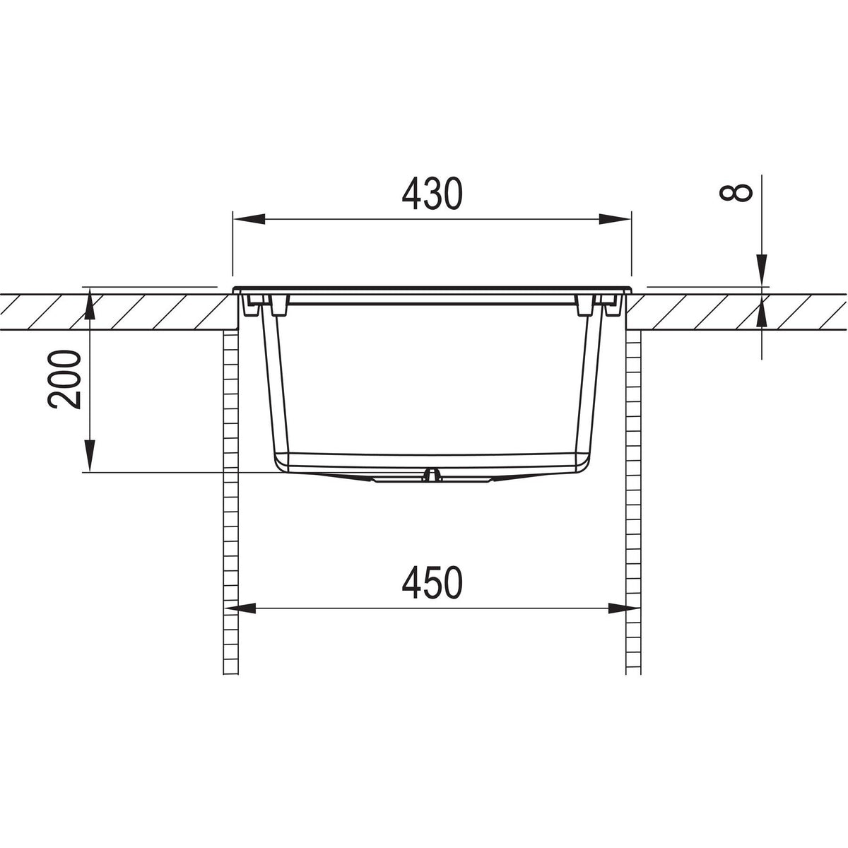 FRANKE- Einbauspuele Sirius SID 610-40- aus Tectonite Carbon 87524 87524