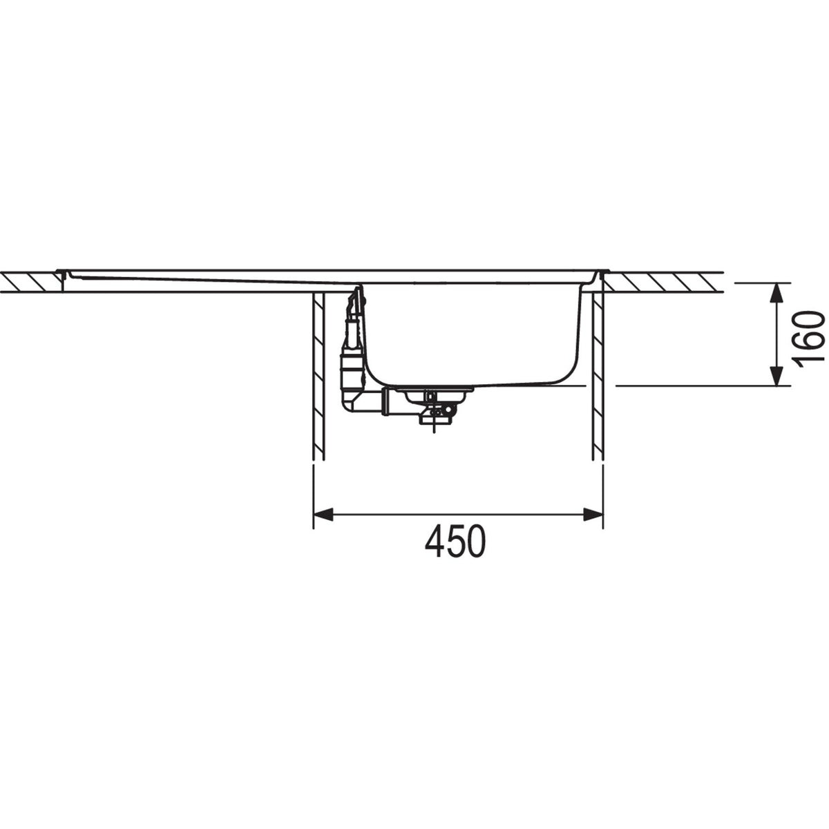 FRANKE Einbauspuele Antea AZN 611-86- Edelstahl seidenmatt 87062 87062
