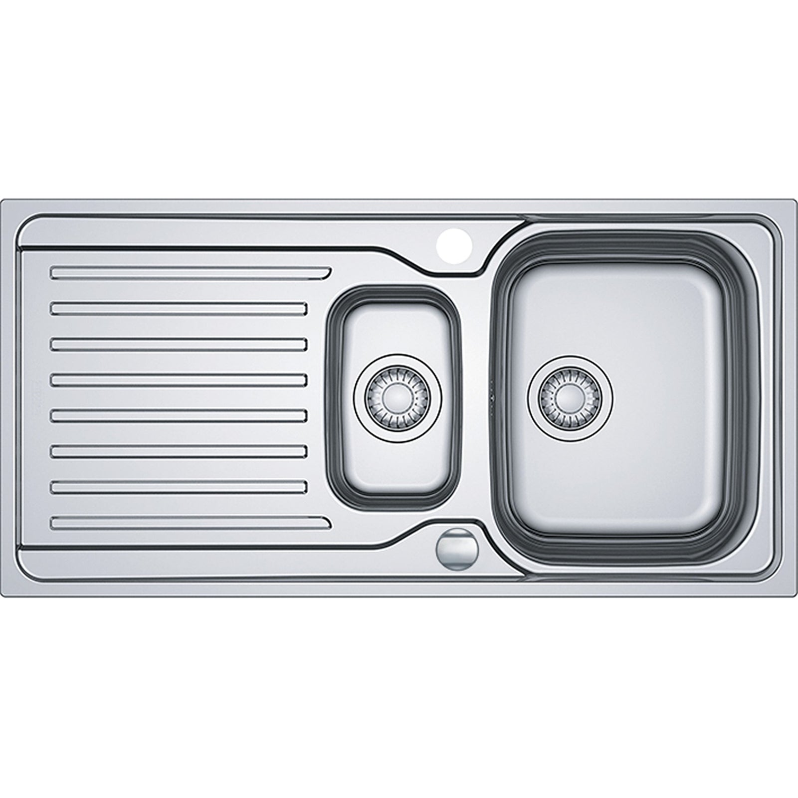 FRANKE Inbouwspoelbak Antea AZN 651, roestvrij staal zijde-mat 87065 100 cm