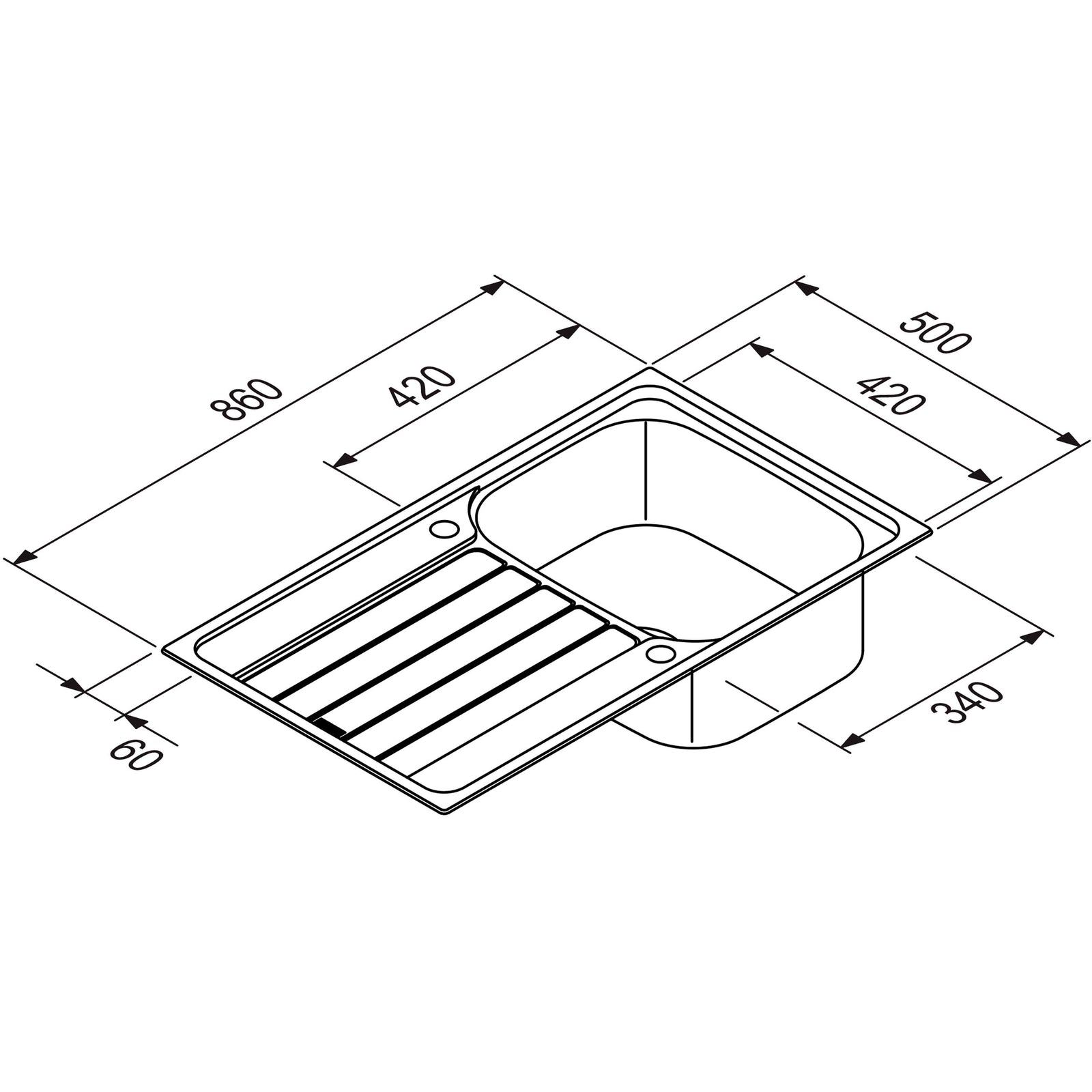 Franke Spülbecken Spark SKX 611-86 Edelstahl 86cm 87077 Einbauspüle