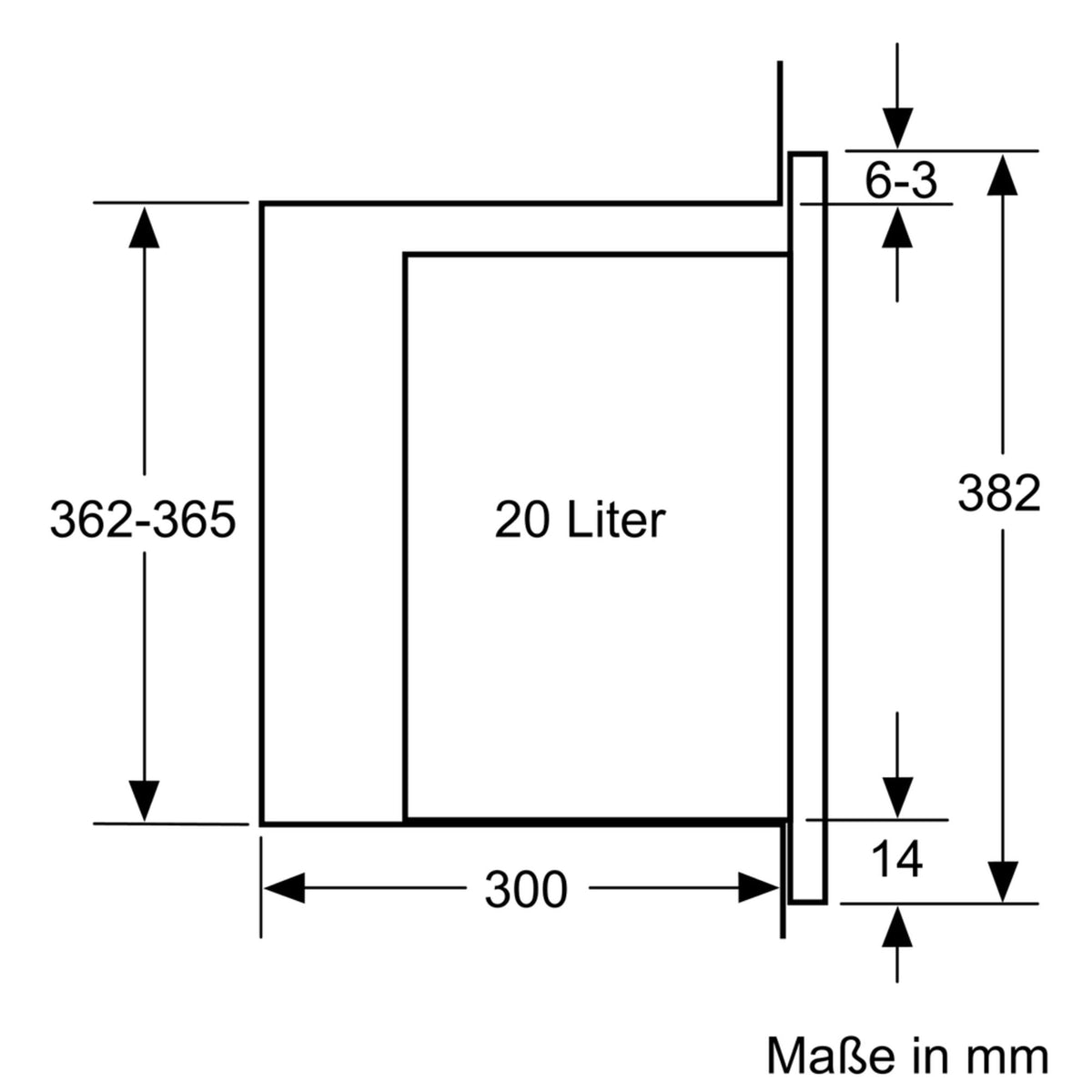 Set aus nobilia Mikrowellenschrank mit Junker Einbau-Mikrowelle JP4119260 Küchenschrank Wandschrank