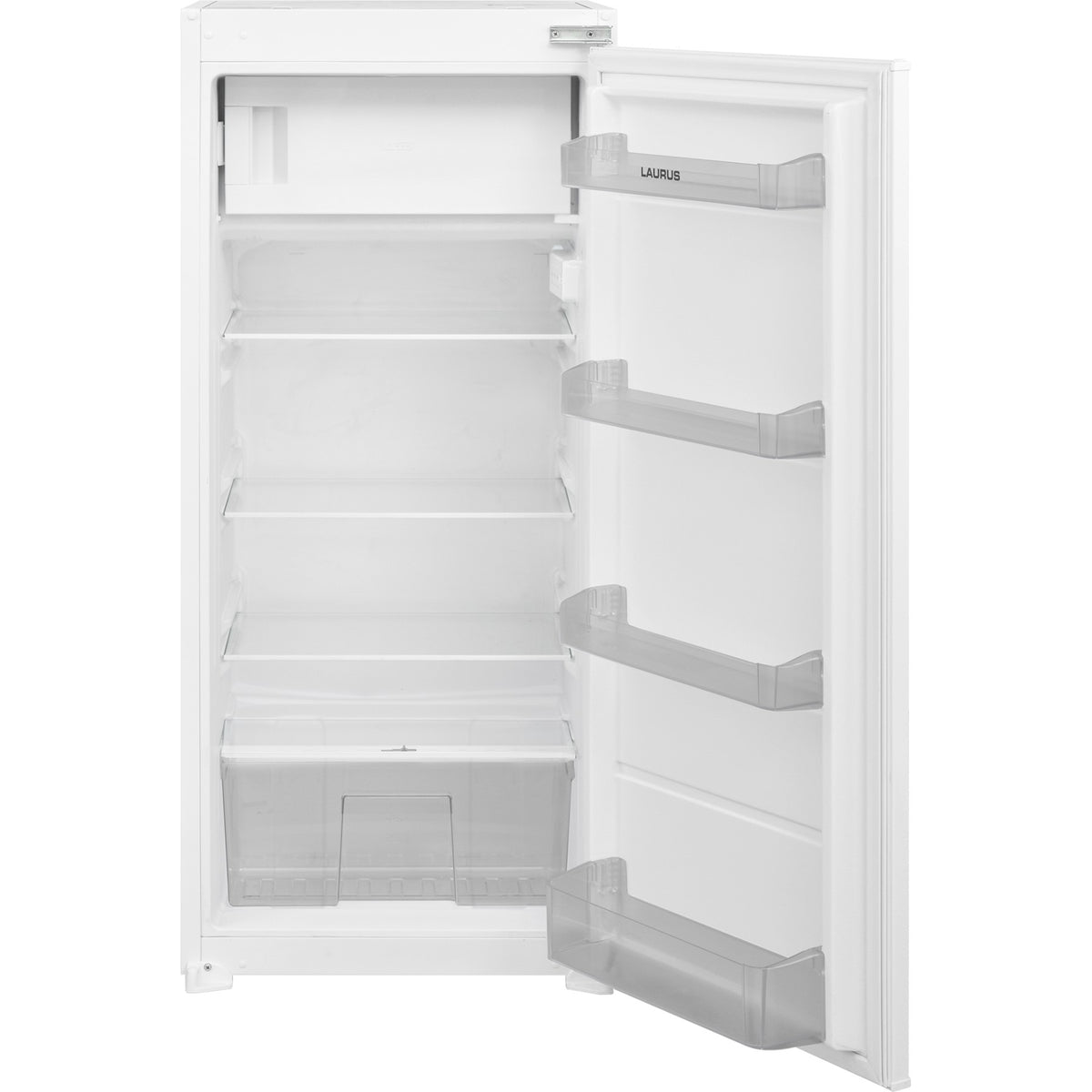 LAURUS LKG122E Einbau-Kühlschrank  Kühl-Gefrierkombination 60 cm 123 cm Nische Offen