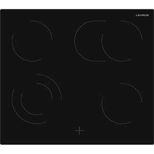 Laurus LCF600ZBK Glaskeramik-Ceran-Kochfeld 60 cm