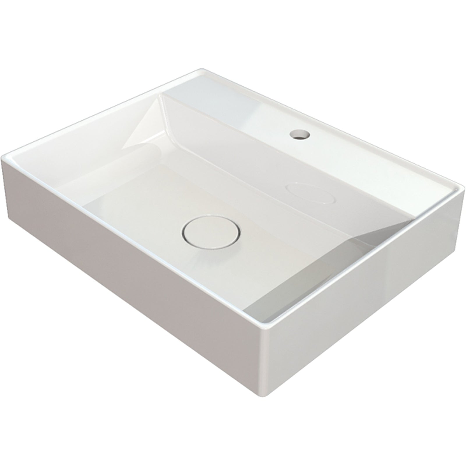 MARMITE: Vanity unit WB 0517 C 600C ICC, Mineral Composite, without overflow White 87728 60 cm