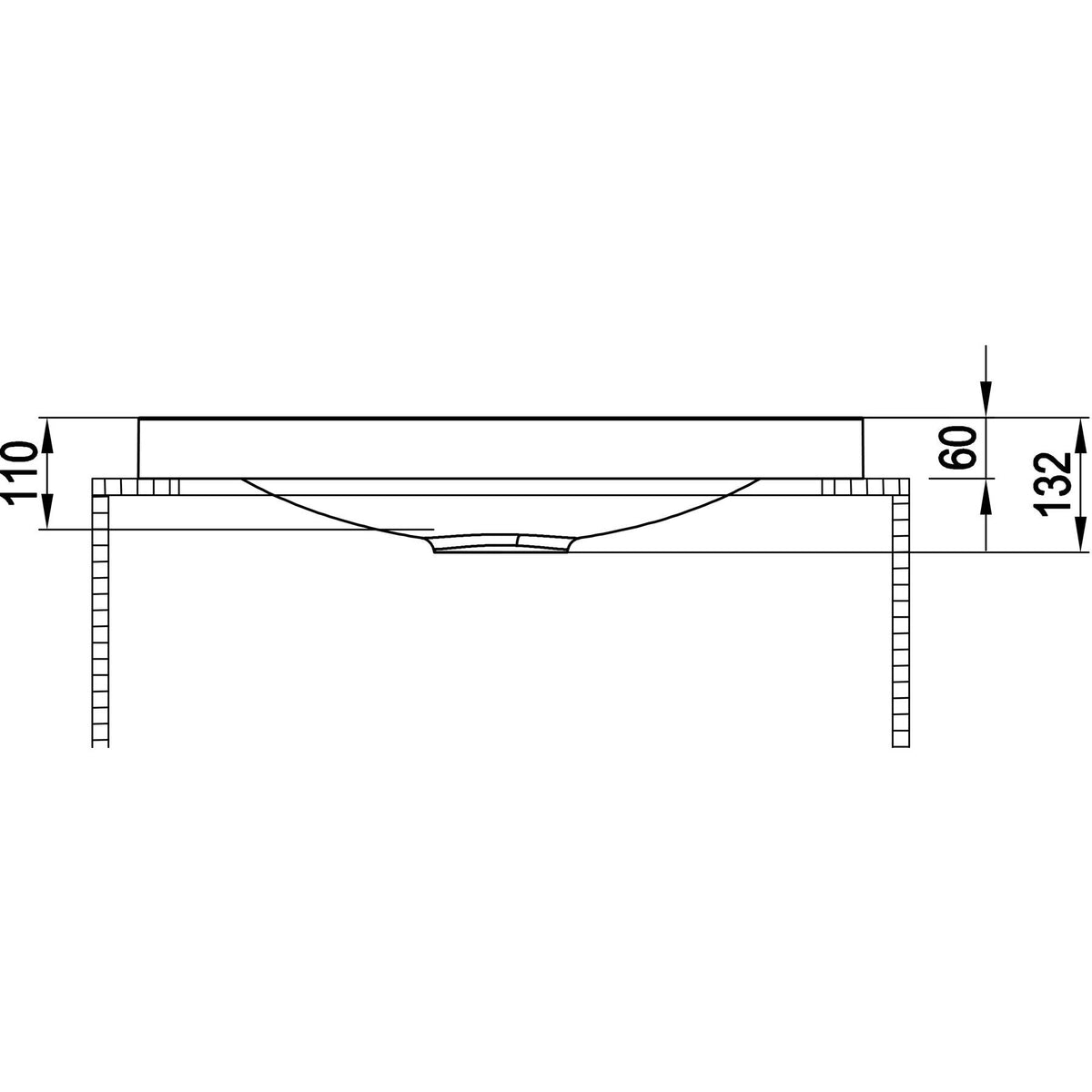 MARMITE- Halbeinbau- Aufbauwaschtisch- OVAX 710C- Mineral Composite Weiss 87794 87794