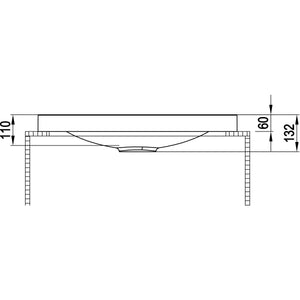 MARMITE- Halbeinbau- Aufbauwaschtisch- OVAX 710C- Mineral Composite Weiss 87794 87794