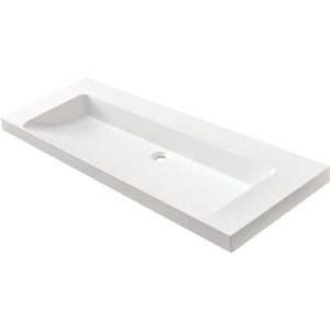 MARMITE- Moebelwaschtisch RonX 1200C- Mineral Composite- ohne Ueberlauf und Hahnlochbohrung 87769 87769