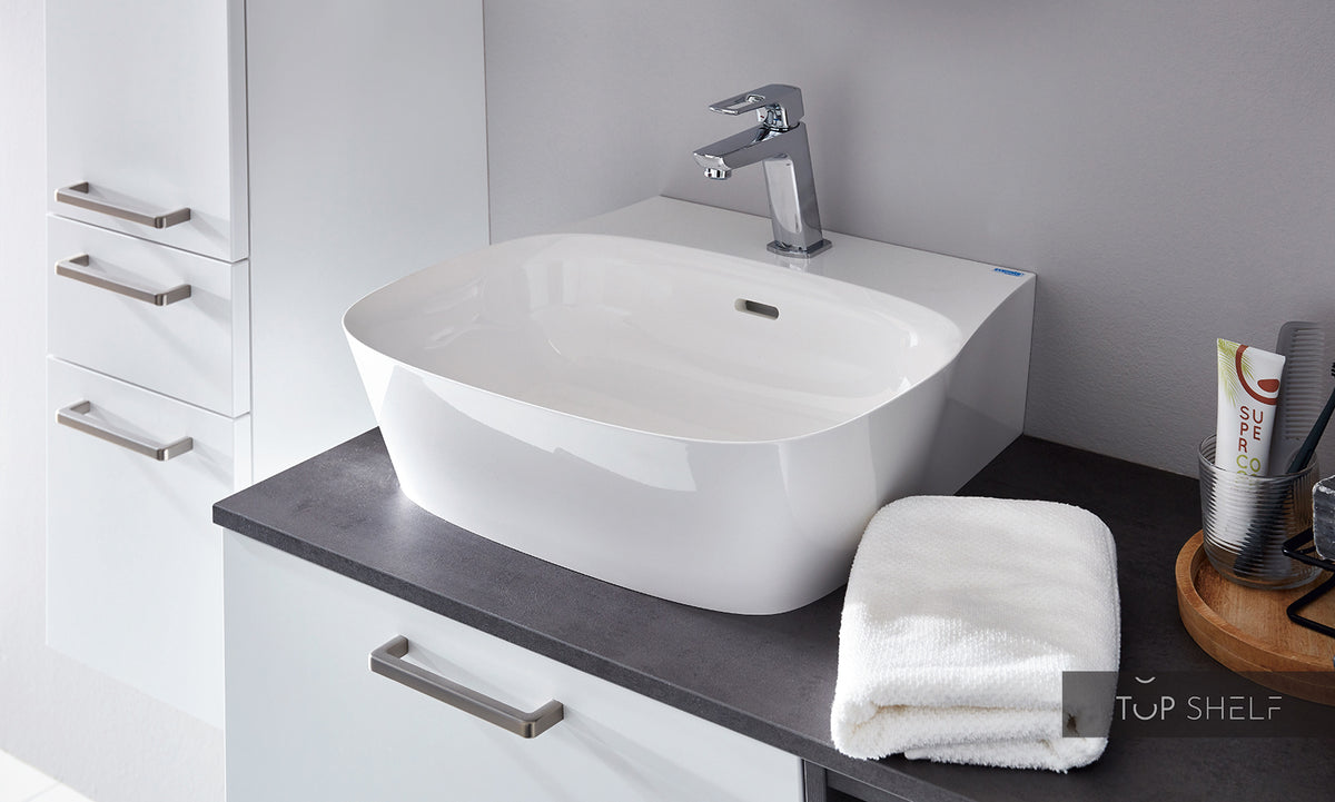 MARMITE Aufsatz-Waschtisch  1 Hahnlochbohrung 60cm breit