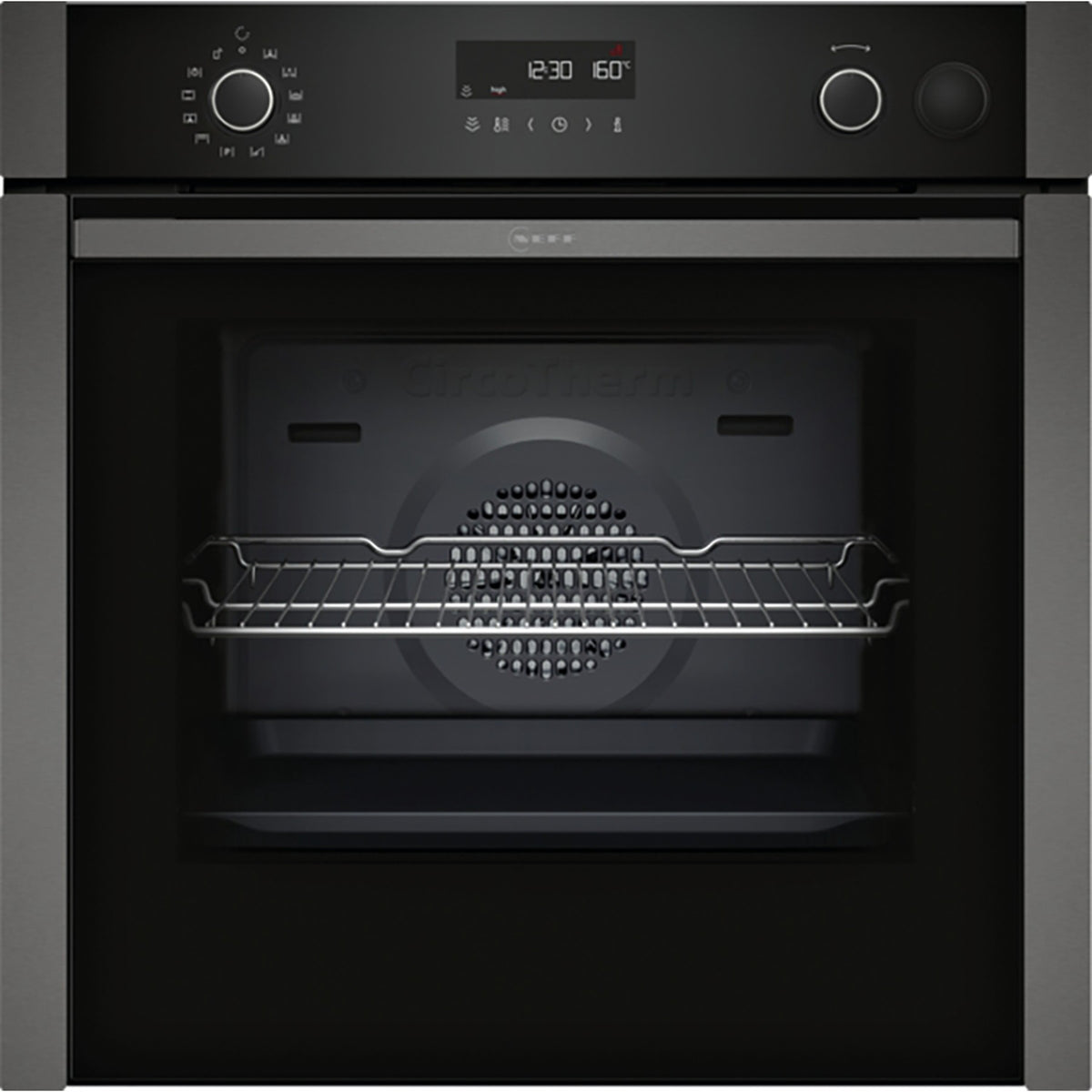 NEFF Exklusiv-Einbaubackofen B5AVM7AG7 mit Pyrolyse- Graphite Grey B5AVM7AG7 89785