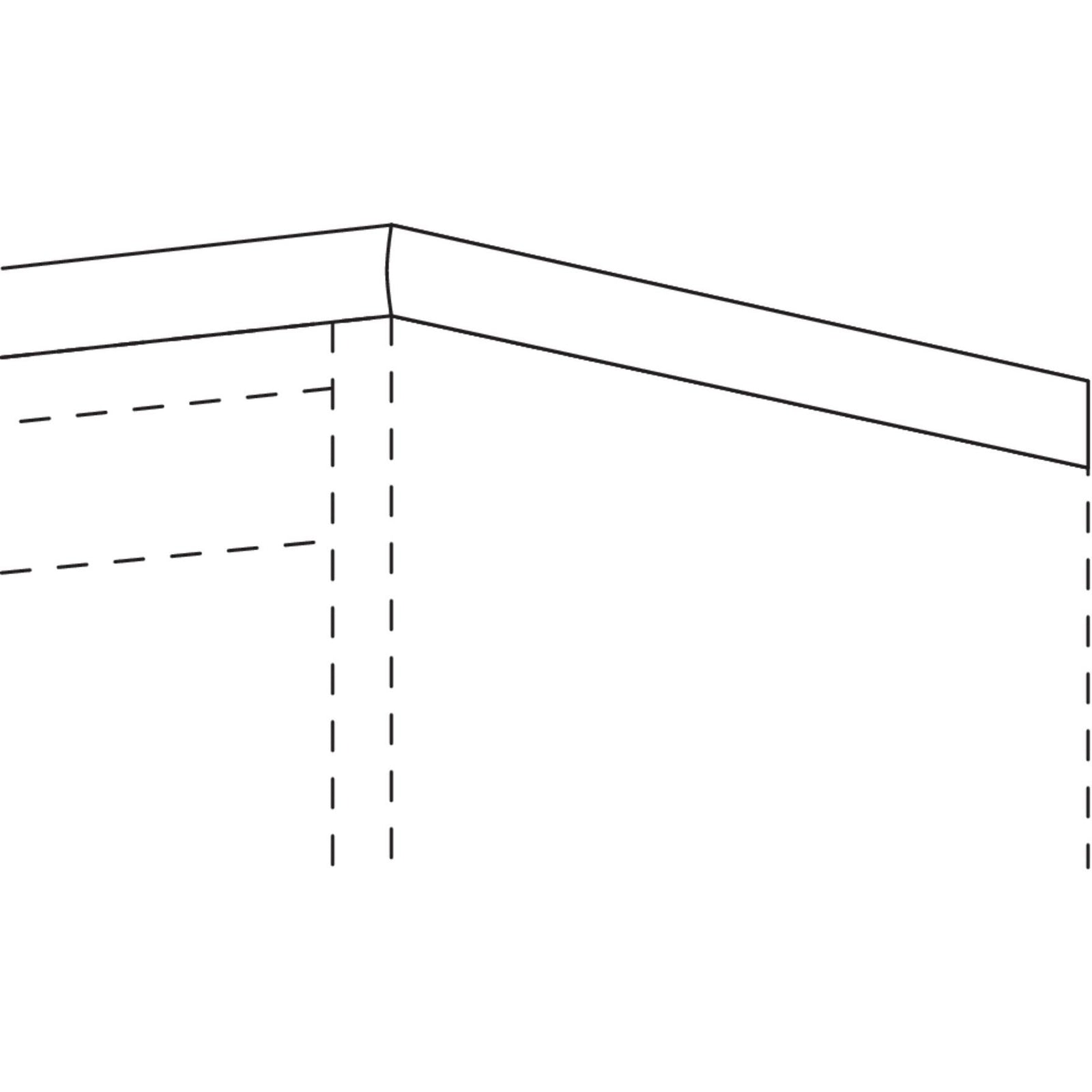 nobilia tablero de cubierta, 25 mm de grosor KBW2559