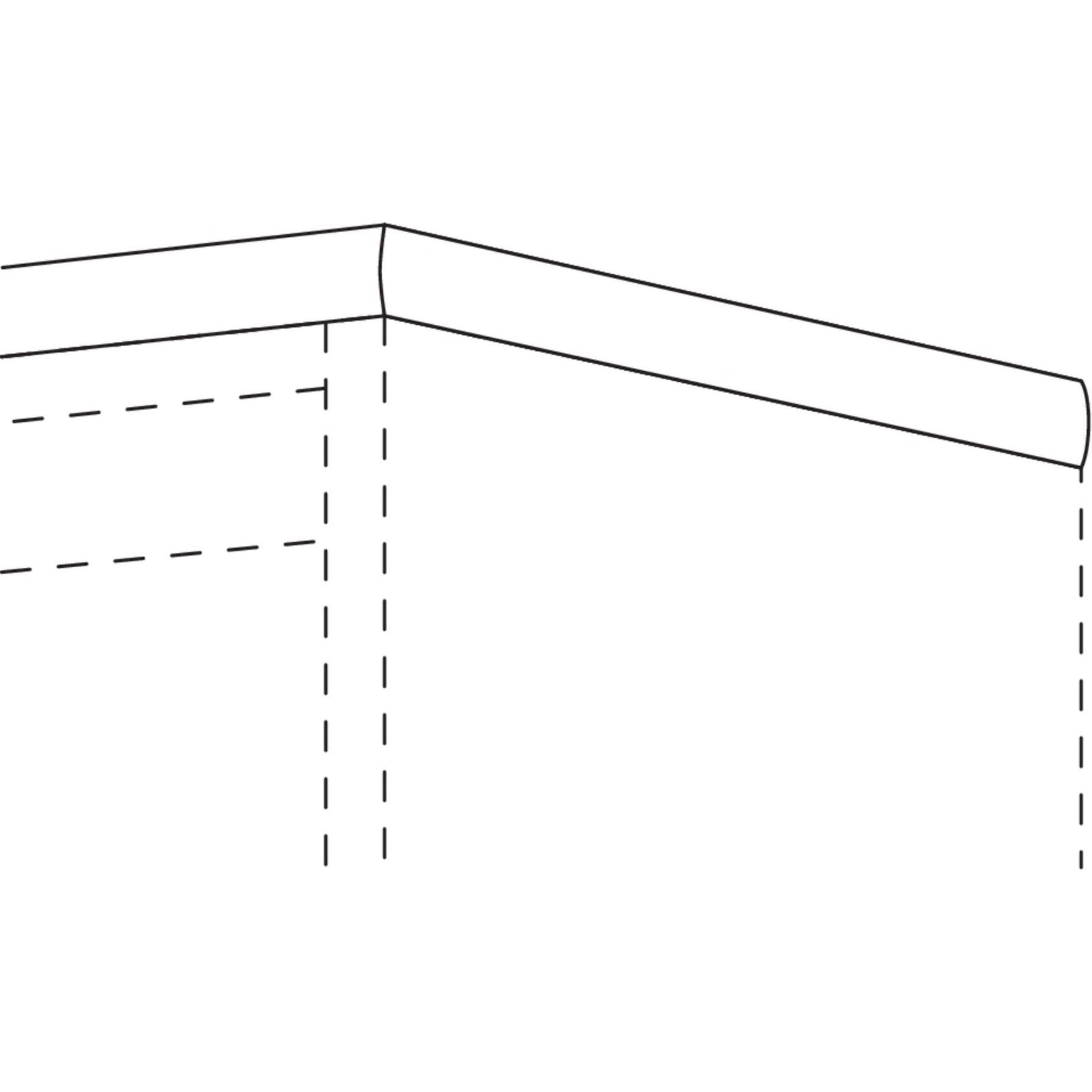 nobilia tablero de cubierta, 25 mm de grosor KBWB2559