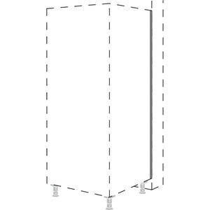 Nobilia Abdeckprofil zum Tiefenausgleich an XL- Highboards NADP-158 59029