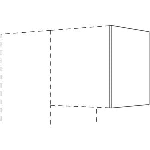 Nobilia Abschluss- - Zwischenwange fuer Ueberbauschraenke UFKW10-72 10642