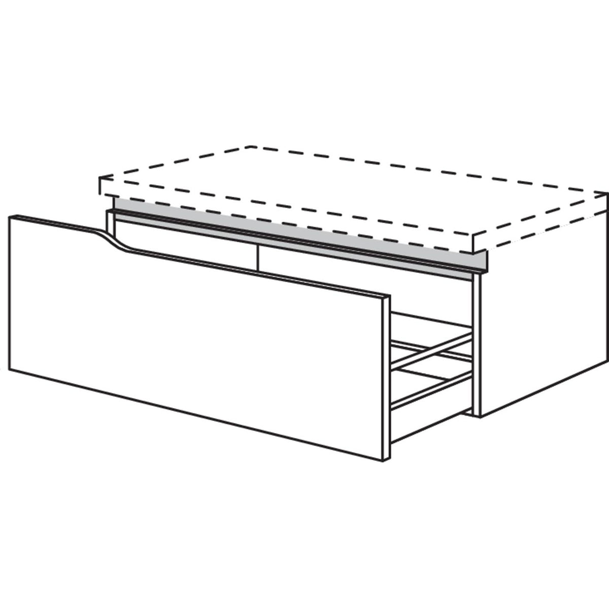 nobilia Abschluss-Auszugschrank Curve NBUAAC90-36 67363