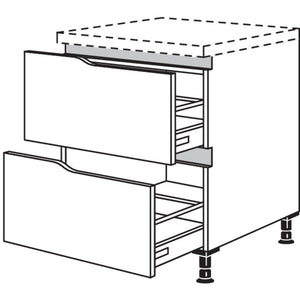 Nobilia Abschluss-Auszugschrank Curve NU2AAC60 52017